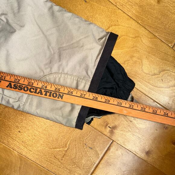 Roxy Snow Pants Women Small Boardwear Quicksilver Snow Ski Light Tan Zip Pockets - Picture 9 of 9